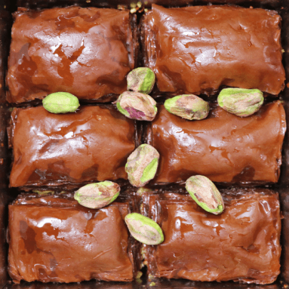 Baklava-cacao - Pistachio